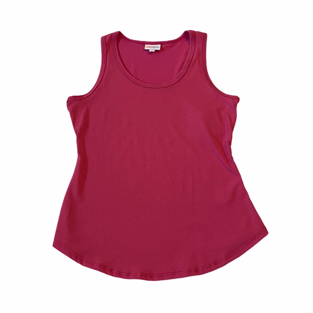 LuLaRoe TANK TOP Size XS Solid Smooth Pink